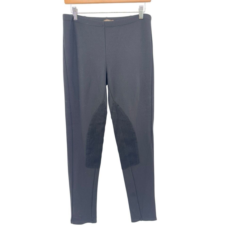 J. McLaughlin Black Leggings Skinny Riding Jodhpurs Equestrian Preppy Size M‎